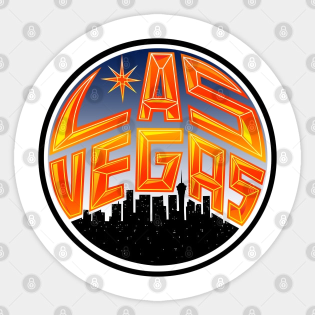 Las Vegas Sticker by barmalisiRTB